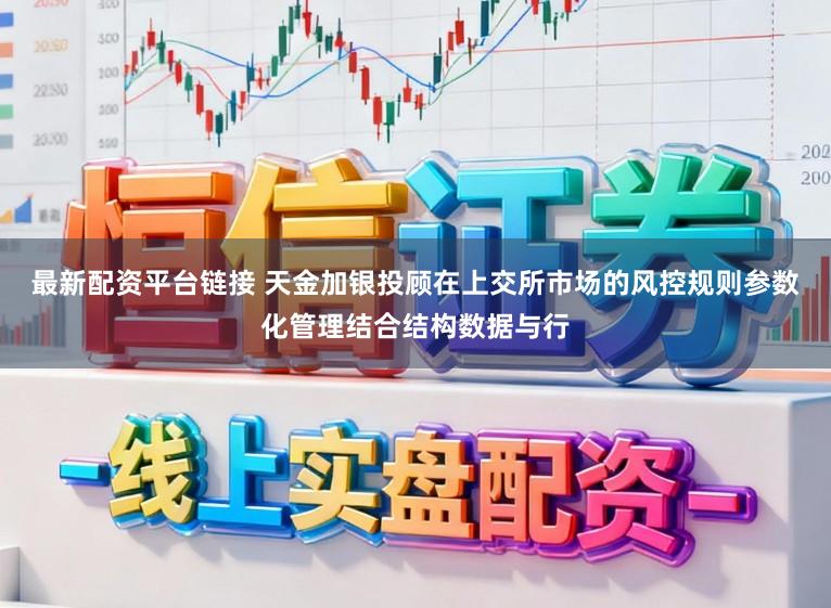 最新配资平台链接 天金加银投顾在上交所市场的风控规则参数化管理结合结构数据与行