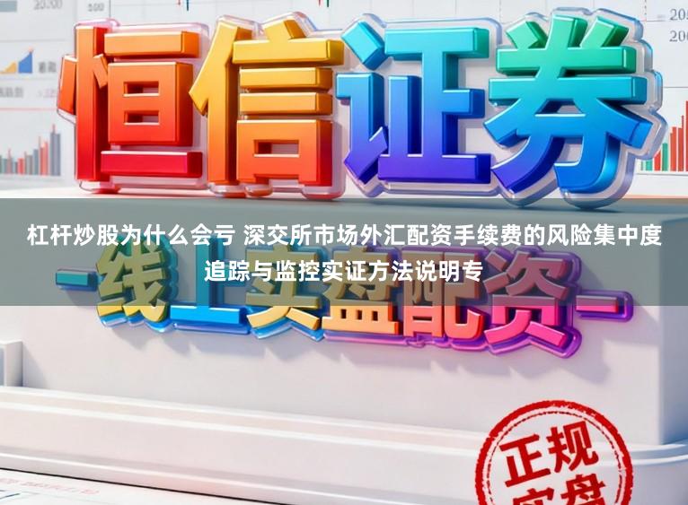 杠杆炒股为什么会亏 深交所市场外汇配资手续费的风险集中度追踪与监控实证方法说明专